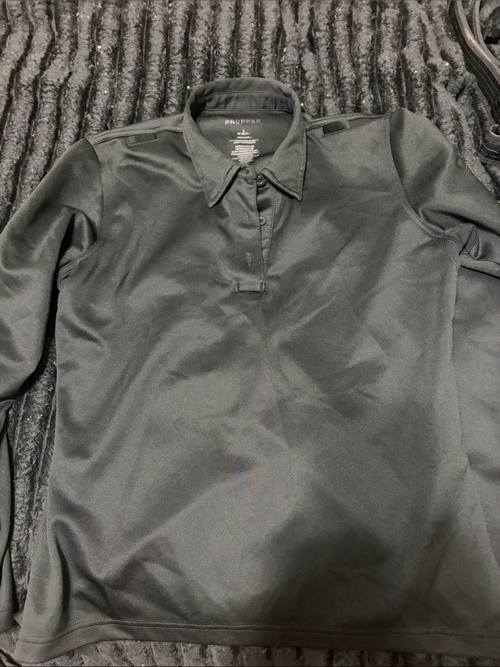 Propper Black Women's Long-Sleeve Tactical Polo